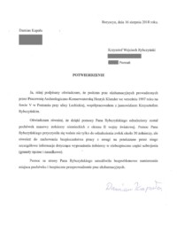podziekowanie damian